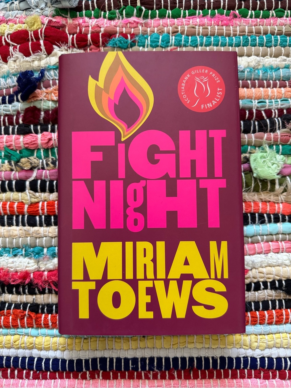 3 for $12 | Miriam Toews | Fight Night | Hardcover book